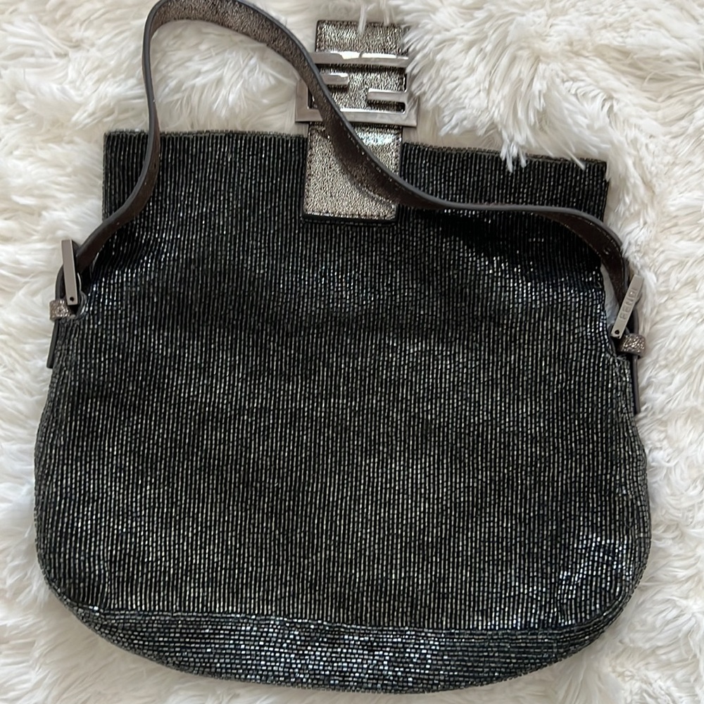 Vintage FENDI black beaded baguette! - Picture 5 of 5